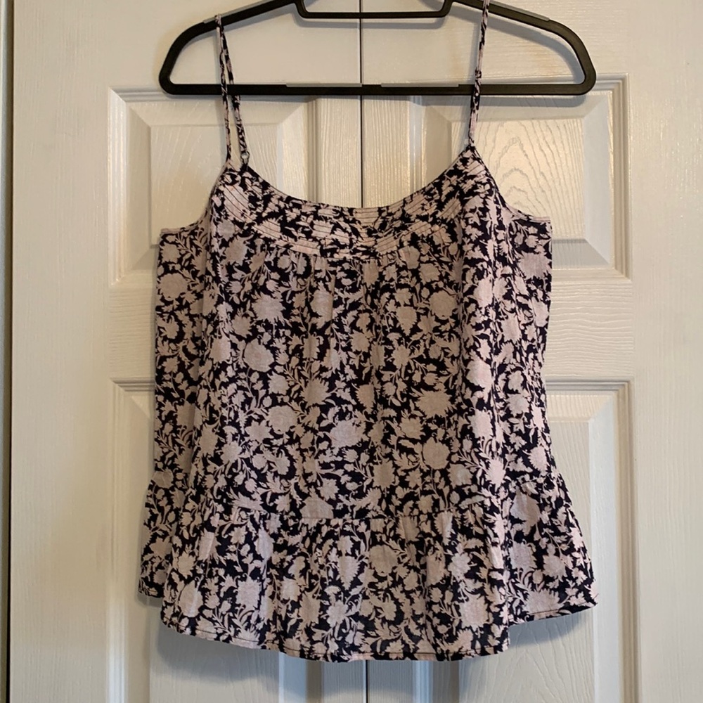 J.Crew flowy floral tank, Small